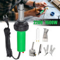 Plastic Welding Machine Used For PP PVC Bumper  1600W 220V Plastic Welding Gun Hot  Air Blower Heat Torch Welder Nozzle. 