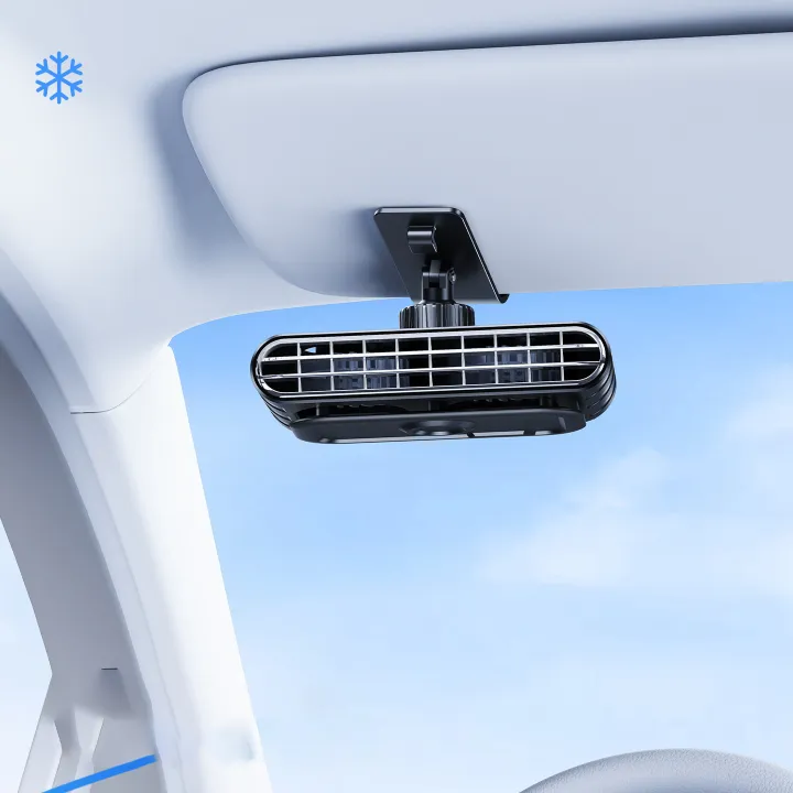 Hipacool%20Car%20Clip%20Fan%20for%20Sun%20Visor%2030000mAh%20Rechargeable%20USB%20Fan%20360%C2%B0%20Rotate%205%20Speeds%20Cooling%20Fan%20Ultra-thin%20Quiet%20Auto%20Cooler%20-%20Image%202