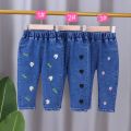 Girls jeans straight pants nz69. 