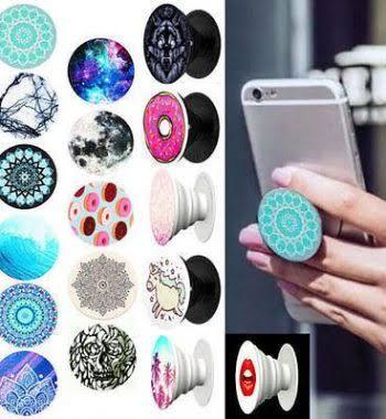 Pack of 1 Pop socket| Multicolor|MZK Awan_Store