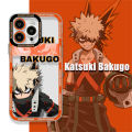 My Hero Academia Katsuki Bakugo BNHA Phone Case For iPhone 15 14 13 12 11 Pro Max X XR XS 6 7 8 Plus Soft Silicone Transparent. 