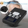 Mini Portable Stereo FM Radio Digital Clock Receiver for Meeting Simultaneous Interpretation Clip-on Radio w/ Earphone Lanyard. 