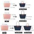 Felt Insert Bag Fits For Longchamp Handbag Liner Bag Felt Cloth Makeup Bag Support Travel Portable Insert Purse Organizer.