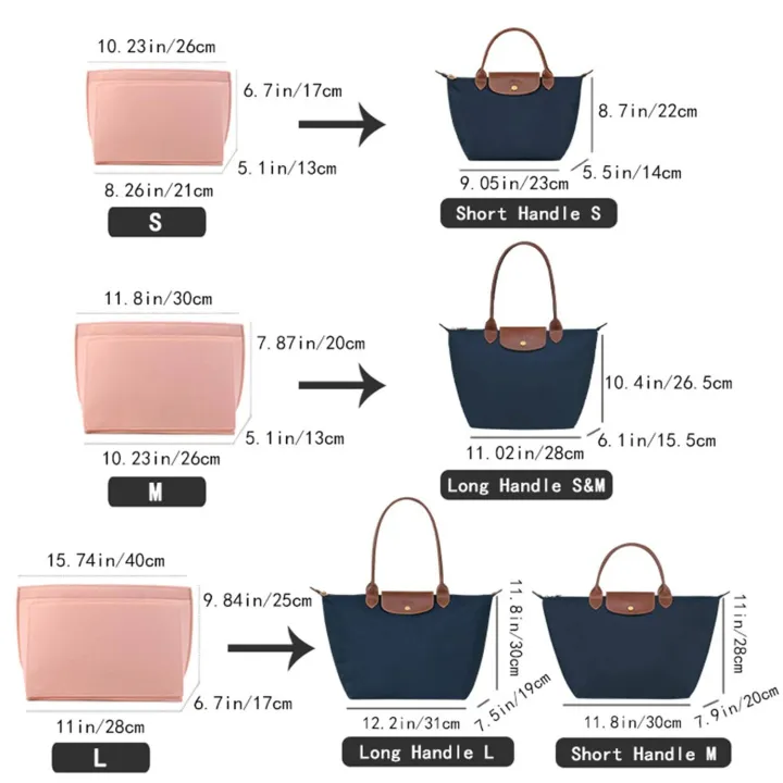 Felt%20Insert%20Bag%20Fits%20For%20Longchamp%20Handbag%20Liner%20Bag%20Felt%20Cloth%20Makeup%20Bag%20Support%20Travel%20Portable%20Insert%20Purse%20Organizer%20-%20Image%203