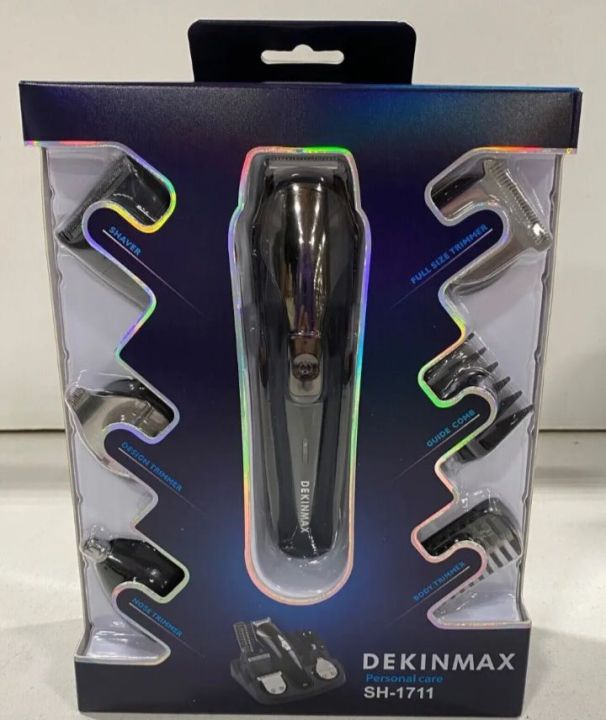 Professional hair trimmer SH-1711 for men 6 in 1 hair clippers Grooming body shaver grooming set Electric Razor shaver sets electric shaver Trimmer hair cutting machine