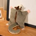 33*19CM Sugar Glider Plush Toy Soft Flying Squirrel Toys Stuffed Animals Toy Cute Hand Center Pets Funny .