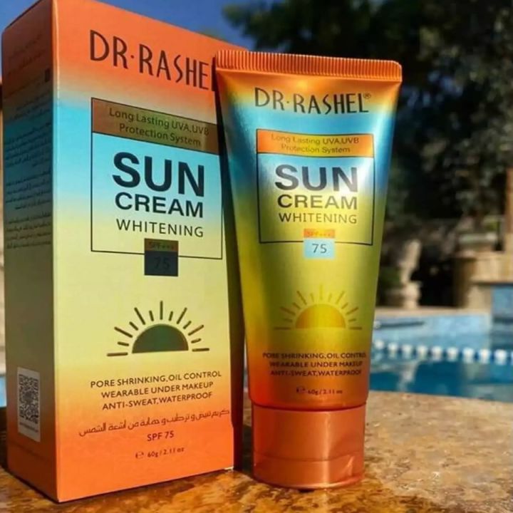 Dr. Rashel Sun Cream SPF 75 High Protection Sunscreen | Daraz.lk