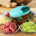 Kitchen's Quick String Chopper Machine, Dori Handy Vegetable, Fruit, Dry Fruit Salad Maker Quick String Chopper Machine, With 3 Stainless Steel Blades. 