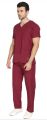 UNISEX SCRUB SUIT(MAROON) FOR MALE AND FEMALE BOTH MAROON COLOR. 
