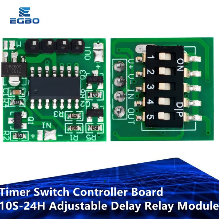 Timer Switch Controller Board 10s 24h Adjustable Delay Relay Module For
