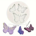 3 Butterfly Silicone Molds for Candles, Clay, and Resin - Insect Themed. 