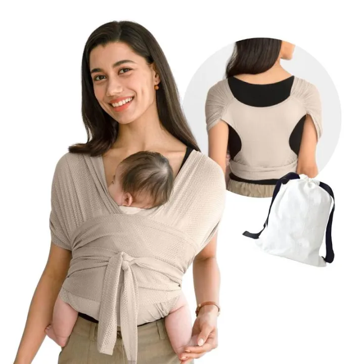 1Pc%20Infant%20Adjustable%20Stretchy%20Carrier%20Belt%20%E2%80%93%20Portable%20Breathable%20Baby%20Sling%20Wrap%20for%20Travel%20-%20Image%205