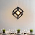 New Square Cube Hanging Light , Ceiling Light , Ceiling Lamp, Pendant Lamp, Pendant Light For Home, Office, TV Lounge, Bed Room, Led Light, Led Bulb, Filament Bulb (BULB NOT INCLUDED). 