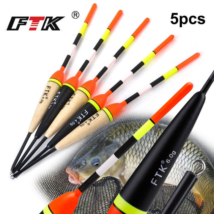 FTK 2g-6g Fishing Float Set 19-23cm 5pcs/pack Barguzinsky Professional Vertical Buoy Accessories Fishing Float Pesca