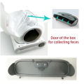 Tonepie Automatic Cat Litter Box Accessories Bottom Capsule Ventilation Hole Rubber Plug Bin Door Sand Control Pad Pet Supplies. 