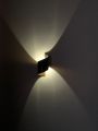 Wall mounted lamp single and double side. 