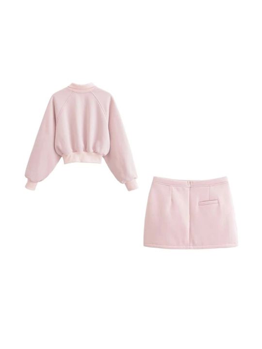 Women%20Fashion%20With%20Zip%20Cropped%20Sweatshirt%20And%20Mid%20Waist%20Back%20Zipper%20Mini%20Skirt%20Female%20Two%20Piece%20Sets%20Mujer%20-%20Image%202