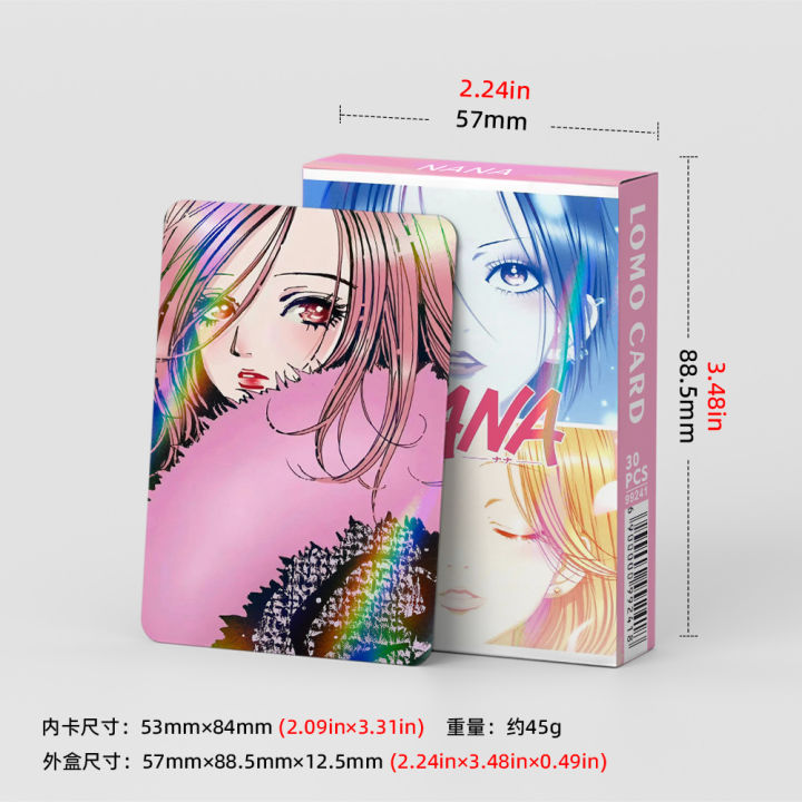 Anime%20Nana%20LOMO%20Cards%2055Pcs/Box%203inch%20Photo%20Cards%20Photocard%20Collection%20Cards%20Character%20Laser%20Photo%20Card%20Fans%20%20Cosplay%20Props%20-%20Image%205