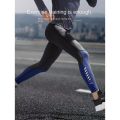Running compression pants for men, high elasticity training, shark tight base, professional fitness, basketball, quick drying, s. 
