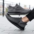 Men Shoes Breathable Men's Sneakers Comfortable Running Shoes Tenis Outdoor Slip On Walking Sneakers Sock Jogging Shoes. 