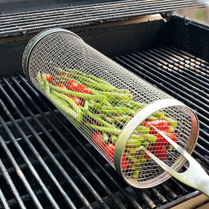 Round%20BBQ%20Basket%20Stainless%20Steel%20Rolling%20Grilling%20Basket%20Wire%20Mesh%20Cylinder%20Grill%20Basket%20Portable%20Outdoor%20Camping%20Barbecue%20Rack%20-%20Image%206