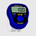 Digital 100 Beep Buzz Sound Night Mode LED Light Tasbih - 5-Digit LCD Display Finger Ring Tally Clicker - Handheld Portable Zikr Prayer Tasbeeh Counter with Adjustable Ring for Azkar, Wazaif and Islamic Use - Packed in Blister Card. 