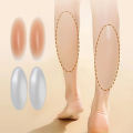 2pcs Contouring  Silicone Calf Pads Self Adhesive No-Show Invisible Calves Support Reusable for Legs Shape Pads. 