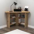 Corner computer table,Office Table,Computer table with Bottom shelves  for book storge. 