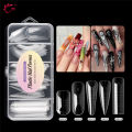 TP New 60pcs/75pcs Dual Nail Forms Quick Building Gel Mold Full Cover Acrylic False Nail Tips Top Forms Extension Manicure Tools. 
