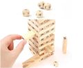 Wooden Jengas Tower Stacking Building Game 54 pieces Ages 8 To Adults. 