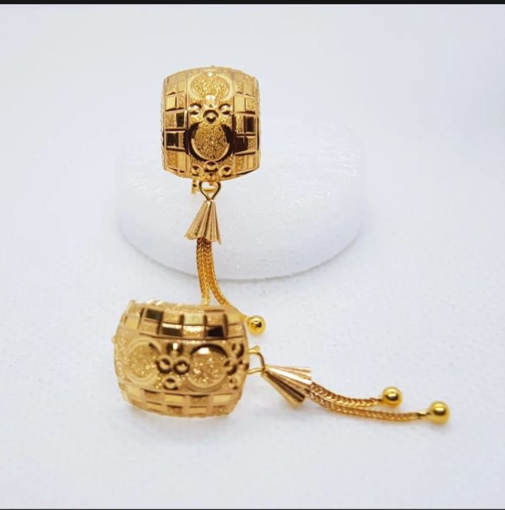 Gold Design D Baliya Gold plated Long lasting Best Quality earrings For Girl And Women