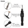Countersink Drill Bit Set for Wood Counter Sink Wood Pilot Screw Hole Cutter Counterbore Reamer Tapered Chamfer Woodwooking Tool. 