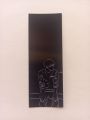 Black aesthetic bookmarks - Pack of 4. 