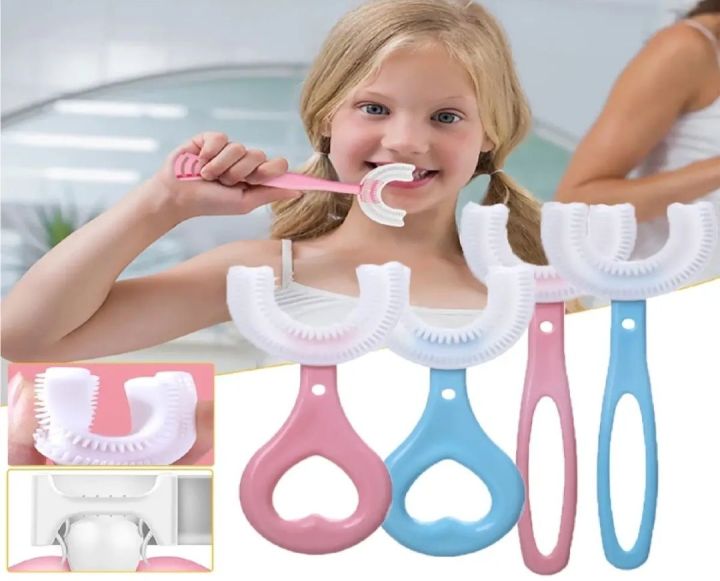 Best 360 Degree U Shape Silicone Toothbrush for baby