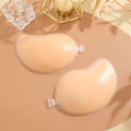Reusable Silicone Nipple Covers Women Mango Shaped Self Adhesive Bra Strapless Push-Up Bralette Invisible Breast Petals Lingerie. 