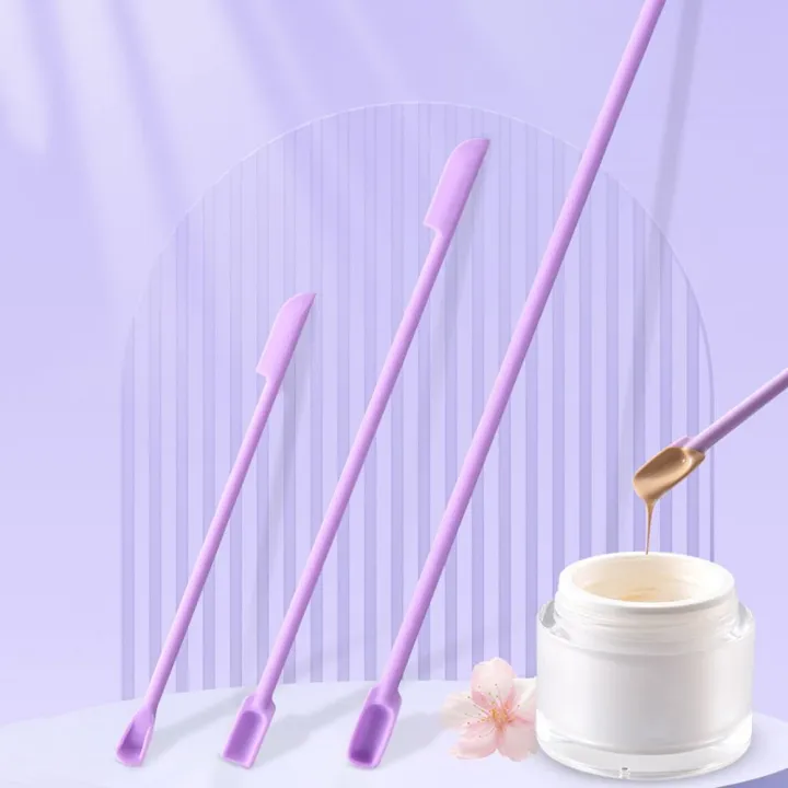 NEW%203Pcs%20Lengthened%20Silicone%20Scraper%20Double-head%20Cosmetic%20Jam%20Deep%20Bottle%20Scraper%20Product%20Silicone%20Mini%20Spatula%20SetKitchen%20-%20Image%205