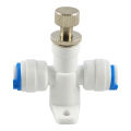 ATWFS 1pcs 1/4'' Flow Control Valve RO Reverse Osmosis Membrane Water Purifier Waste Water Regulator Control Valve. 