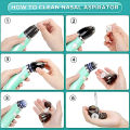 Nasal Aspirator Baby Electric Nose Cleaner Children Obstruction Rhinitis Cleaner Cleaning Booger Silicone  Suction Nozzle. 