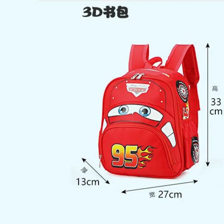 Disney%20Pixar%20Lightning%20McQueen%20Children%203D%20Backpack%20Cartoon%20Car%20Stereo%20School%20Bag%20Toddler%20Baby%20Boy%20girl%20Backpack%20Kid%20Schoolbag%20-%20Image%204