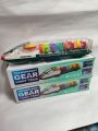 Transparent Long Gear Train Toy for Kids,Gear Race Sound & Light Train, 3D Train Toy for Boys & Girls with 360 Degree.