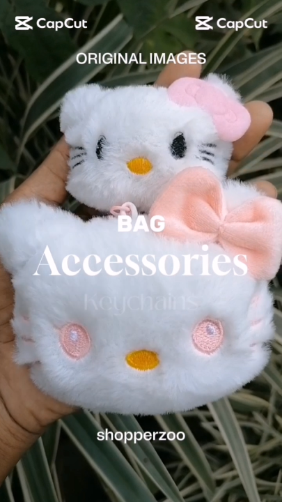 Fluffy Toy Keyring Bag Accessories Key Chains | Daraz.com.bd