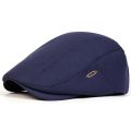 Men Side Label Solid Color Newsboy Caps British Painters Hats Spring and Autumn Flat Cap Hip Hop Berets.