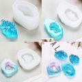 1pcs Crystal Druzy Stone Epoxy Resin Molds UV Resin Silicone Mold For DIY Jewelry Making Resin Crystal Epoxy Casting Mould. 