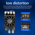 ZK-6001 DC18-50V Active Subwoofer Pure Post Amplifier Board Low-Pass Filter Mono 600W Frequency Volume Adjustment TPA3225. 