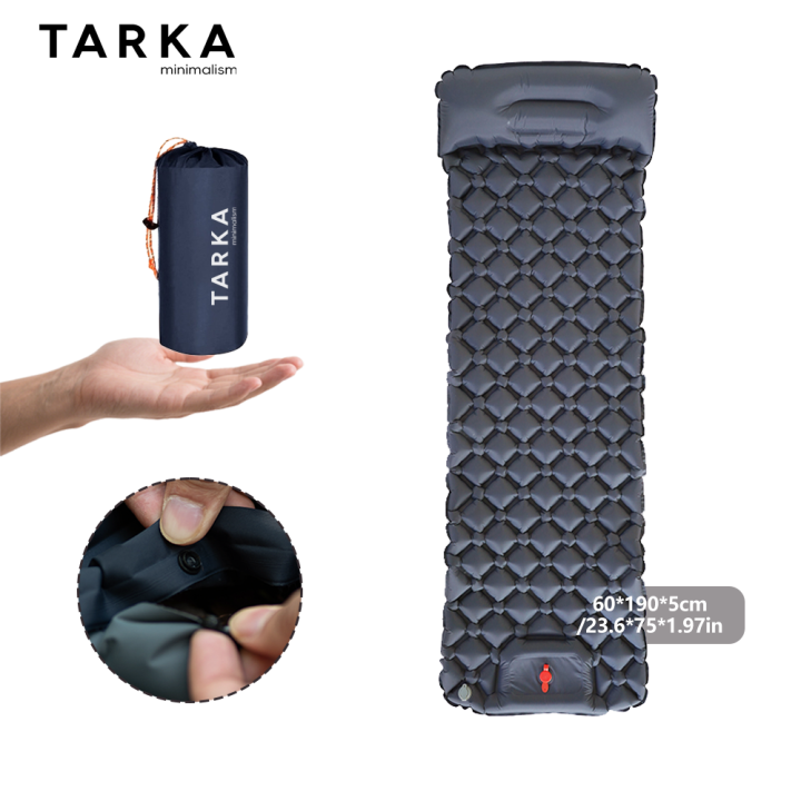 TARKA Inflatable Air Mattress Camping Sleeping Pad Outdoor Foldable ...