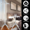 Steamer Stand Telescopic Iron Steam Clothes Hanger 85-160cm Adjustable Height Foldable for Hanging Ironing Clothes Hanger. 