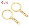 1 pc golden key chain base for making key chsin. 