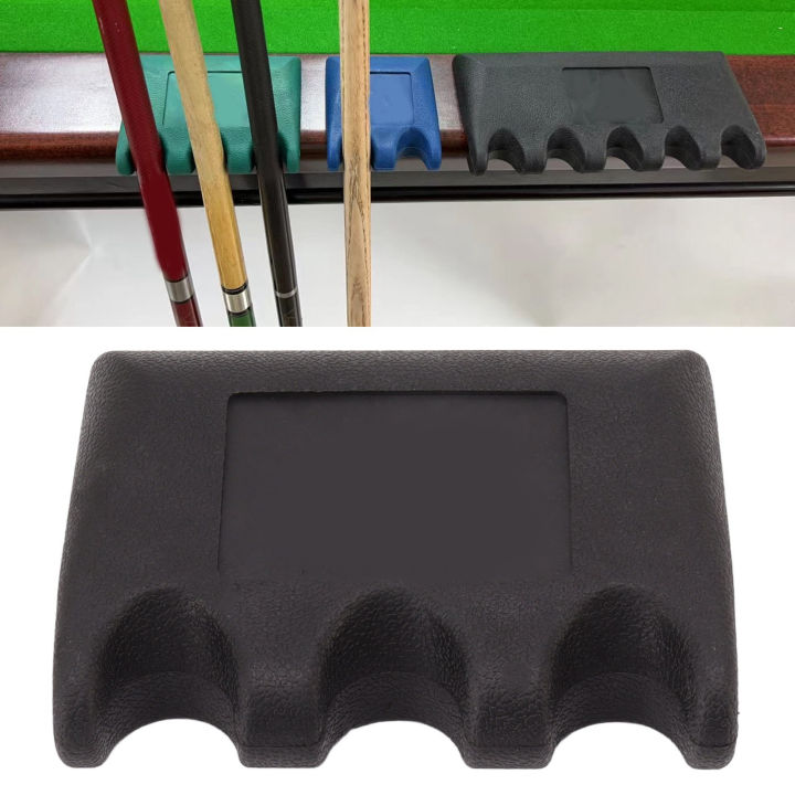 Three-Hole Cue Rack Portable Non-Slip Weighted Cue Rack Cue Holder for Tables and Chairs Cue Rack