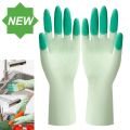 Silicone Dishwashing Cleaning Gloves Kitchen Supplies Anti Slip Convenient Long Dishwashing Gloves Reusable Durable Household.