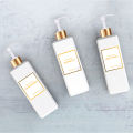 Plastic Pump Refillable Bottles for Shampoo Conditioner Body Wash Bathroom Shower Dispenser 500ML/16.9oz Empty Refill Container. 